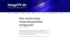 Desktop Screenshot of imagetv.de