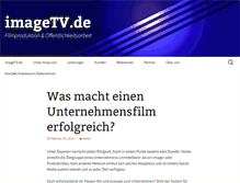 Tablet Screenshot of imagetv.de